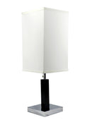 26" H BROWN SQUARE WOODEN TABLE LAMP (1PC/CTN) (0.92/5.55)