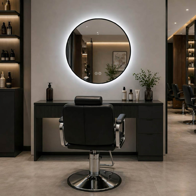 24" Round Bathroom Mirror, photo 4 of 10