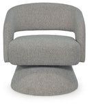 Nashkins - Swivel Accent Chair - Pebble