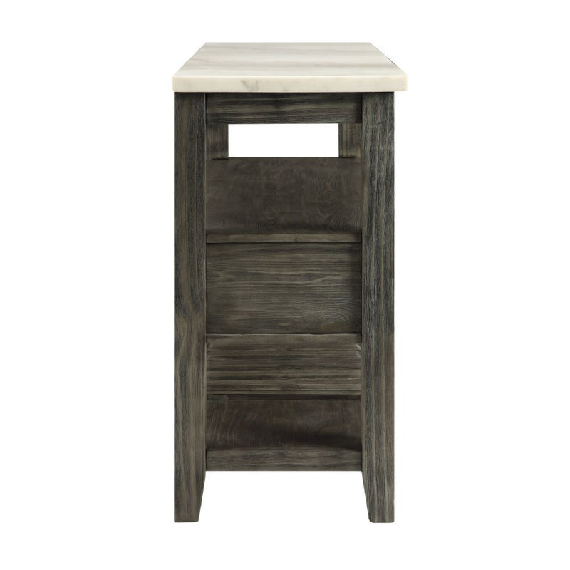 Merel - Server - White Marble Top & Gray Oak, photo 7 of 7