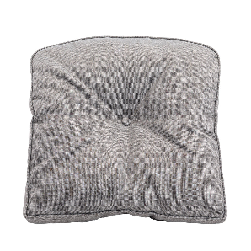 3 Pieces Outdoor Swivel Rocker Patio Chairs, 360 Degree Rocking Patio Conversation Set with Thickened Cushions and Glass Coffee Table for Backyard, Grey