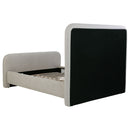 Wren Upholstered Queen Panel Bed Grey