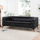 Square Arm Removable Cushion 3 Seater Sofa by Unique Piece Furniture