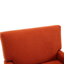 Accent Chair - Modern Industrial Slant Armchair with Metal Frame - Premium High Density Soft Single chair for Living Room Bedroom