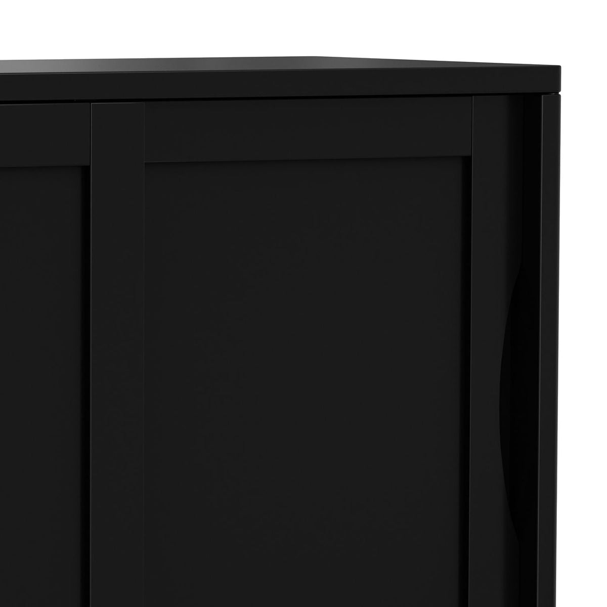 Harper - Low Storage Cabinet - Black, photo 6 of 8