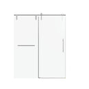Frameless Single Sliding Shower Doors With Towel Rail & Handle by HouseOfZazla