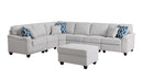 Leo - Comfor Modular Sofa And Ottoman by HouseOfZazla