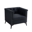 Accent Chair Living Room Chairs Single Sofa Chair,Arm Chairs with Linen Fabric, Mid Century Accent Arm Chairs Comfy Reading Lounge Club Armchair for Bedroom Office Study