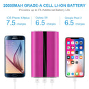 Portable Charger 20000mAh Power Bank Total 5.8A Output 3-USB Ports External_x000B__x000B_Battery Pack Portable Phone Charger for IOS Phone11/Pro/Max/8/X/XS iPad S