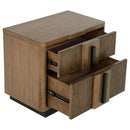 Moraga - 2 Drawer Nightstand - Ash Brown by HouseOfZazla