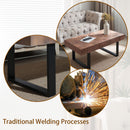 Rectangular Coffee Table With U-Shaped Legs Living Room - Multi by HouseOfZazla