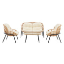 Pine - 4 Piece Outdoor Conversation Set by HouseOfZazla