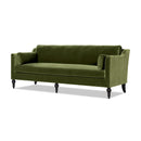 Josephine 84.5" Upholstered Modern Sofa, Olive