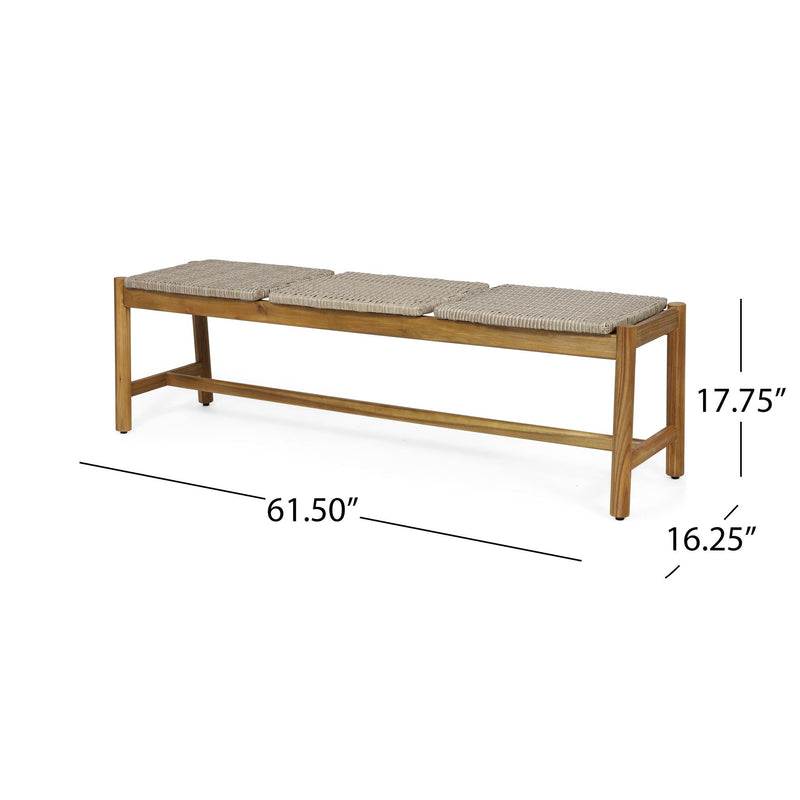 Cambria - 3 Seater Bench - Teak, photo 9 of 9