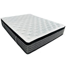 14" Premium Hybrid Mattress In A Box Plush Gel Memory Foam Top With Cooling Technology - Gray / White - Queen