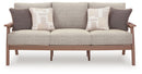 Grover Beach - Sofa With Cushion - Driftwood by Unique Piece Furniture