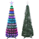 5.9FT 234Pcs LED Lights Collapsible Christmas Tree Light with Remote App Control IP65 Waterproof Customized Multi-Color Mode Timer Setting Work with A
