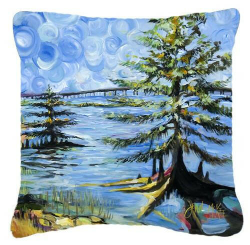 Life on the Causeway Canvas Fabric Decorative Pillow JMK1275PW1414