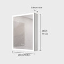 Bathroom Medicine Cabinet With Lights, LED Medicine Cabinet With Mirror, Lighted Medicine Cabinet With Defogger by Unique Piece Furniture
