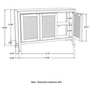 Ashton - 3 Door Accent Cabinet - Natural