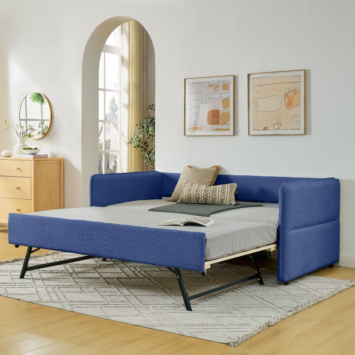 Upholstered Daybed With Pop Up Trundle, photo 23 of 27
