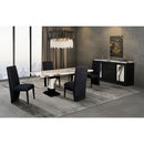 Stacey - Buffet With Storage Drawers And Marble Detailing - Black / Marble by Unique Piece Furniture