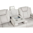 Benz - Power Recliner Set With LED Lighting And USB Charging by HouseOfZazla