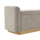 Upholstered Storage Bench With Safety Hinge by HouseOfZazla