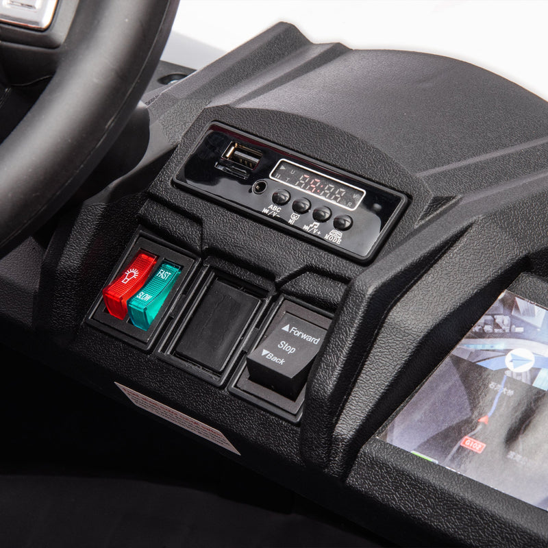 24V Ride On XXL UTV car for kid,2seater with two safety belts, Side by Side 4x4 Ride on Off-Road Truck with Parent Remote Control, Battery Powered Electric Car w/High Low Speed, two safety belts.