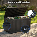 180 Gallon Large Outdoor Storage XXL Deck Box for Patio Furniture by HouseOfZazla