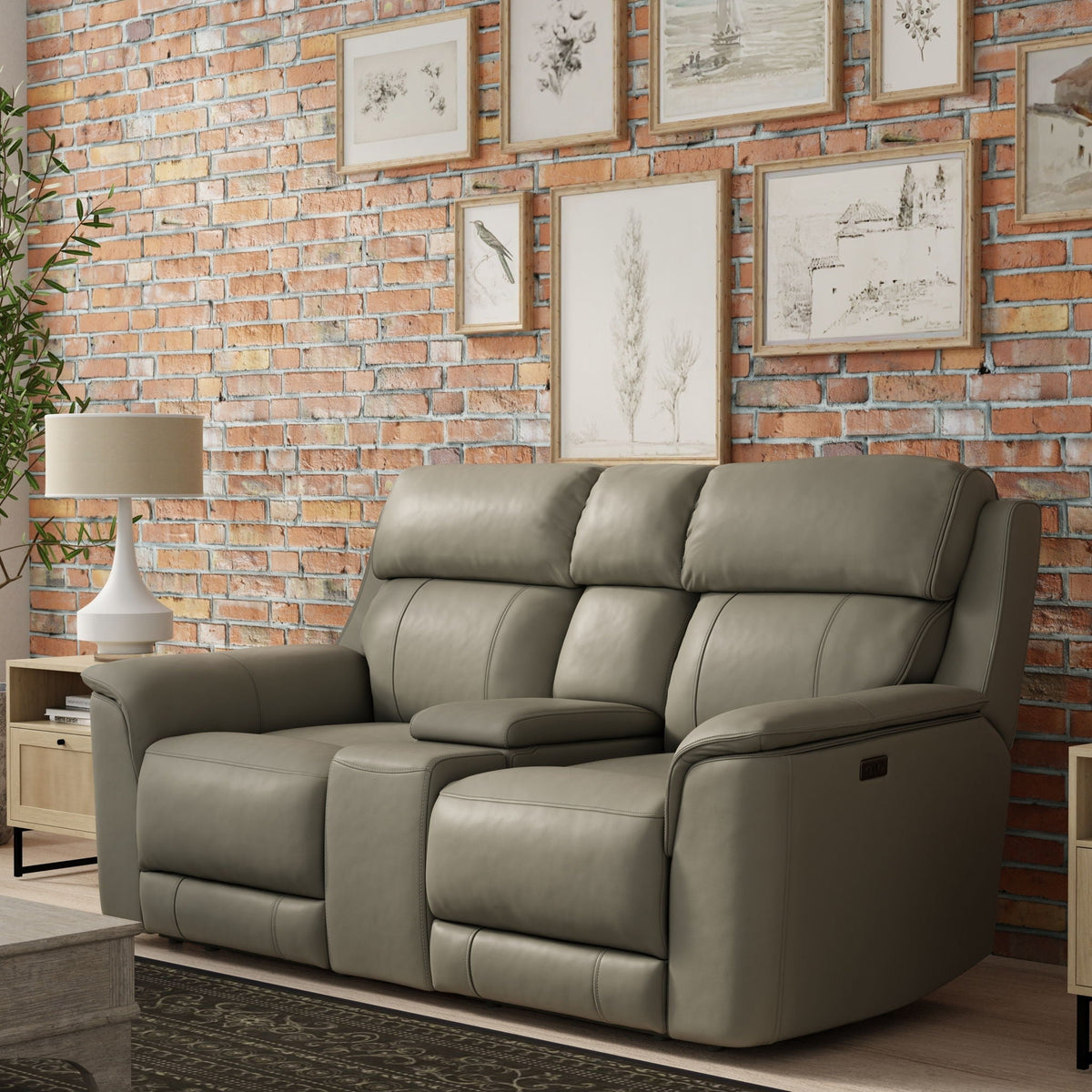 Oslo - Dual Power Reclining Loveseat With Console, photo 21 of 24