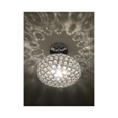 Krystal Ice 9"W 1-Light Semi-Flush Light Fixture by Kichler Chrome Glass Finish by LampsUSA