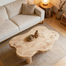 Cloud Shaped Coffee Table With 4 Round Legs