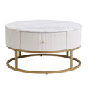 Modern Round Table With Drawers