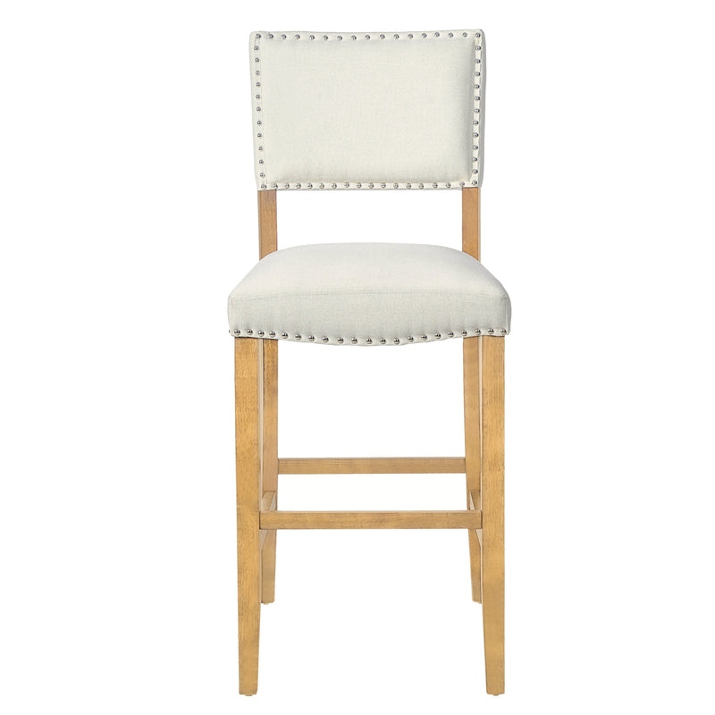 Barstools With Rivet Decoration - Set of 2, photo 5 of 10