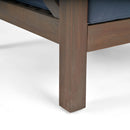 Brava Mid-Century Modern Club Chair with Water Resistant Cushions by HouseOfZazla