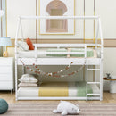 Low Bunk Bed With House Shaped Frame And Ladder by Unique Piece Furniture