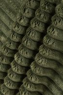 Cozy Corduroy 2-Seater Sofa with Lumbar Pillows