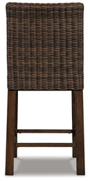 Paradise Trail - Barstool (Set of 2) - Medium Brown
