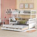 Bunk Bed With Twin Size Trundle And Drawers by HouseOfZazla