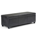 Avalon - Contemporary Storage Ottoman Bench by HouseOfZazla