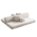 Modern 2 Tone Fabric Convertible Sleeper Sofa Bed by HouseOfZazla