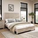 Platform Bed Frame & Tall Headboard by HouseOfZazla