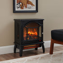 3D Flame Electric Infrared Quartz Fireplace Stove With Remote Control by Unique Piece Furniture