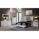 Moon - Modern Bed With LED Accent Lighting by Unique Piece Furniture