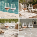 Unbreakable Stemmed Wine Glasses, Tritan Acrylic | Set of 2 (18oz)