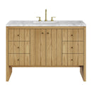 James Martin Hudson 48" Single Bathroom Vanity, Light Natural Oak
