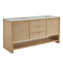 James Martin Solene 72" Double Bathroom Vanity, Seaside Oak