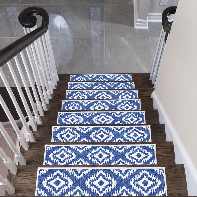 New Age Tetra One Color Design 9" X 28" Stair Treads