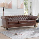 Rolled Arm Chesterfield 3 Seater Sofa by Unique Piece Furniture